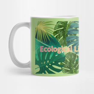 Eco-local living,palm tree,summer,summertime,summer season Mug